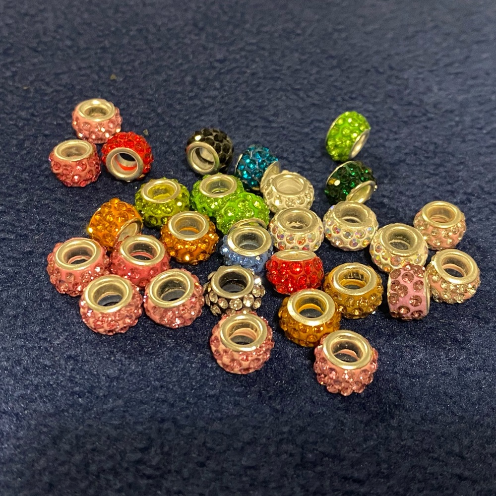 30 pcs European pandora beads